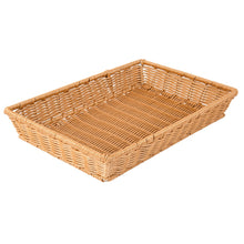 Canastos Rectangular De Plástico Color Café 40x30x8 Cm