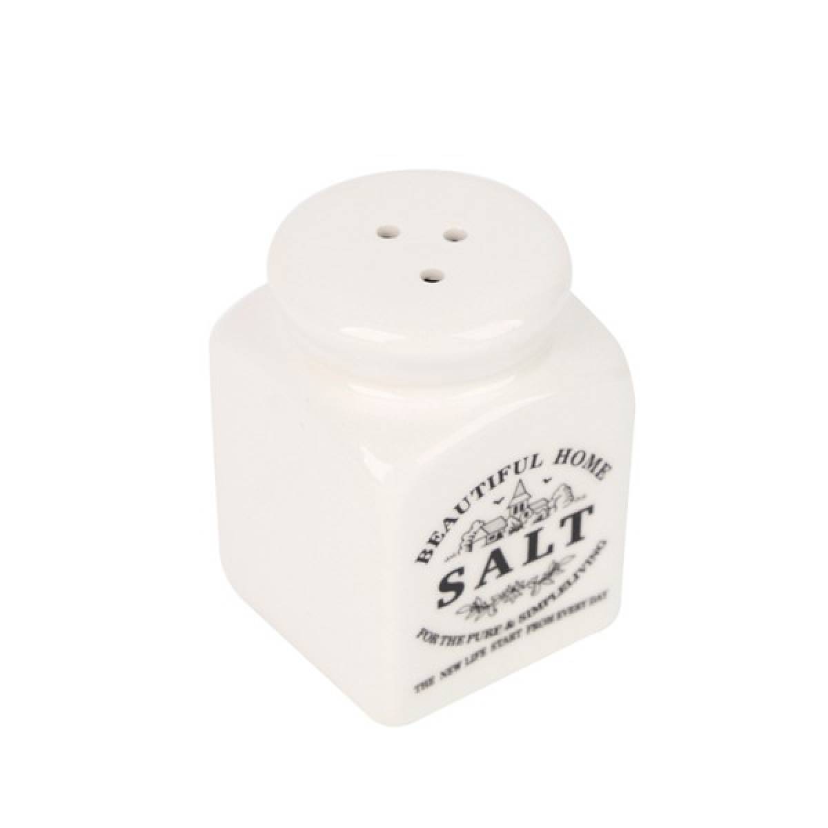 Alcuza Cerámica Blanca Diseño 4 Piezas