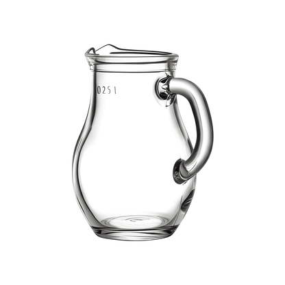 Set De 6 Jarro 0.25 Lt. Vidrio Mod. Kanalar