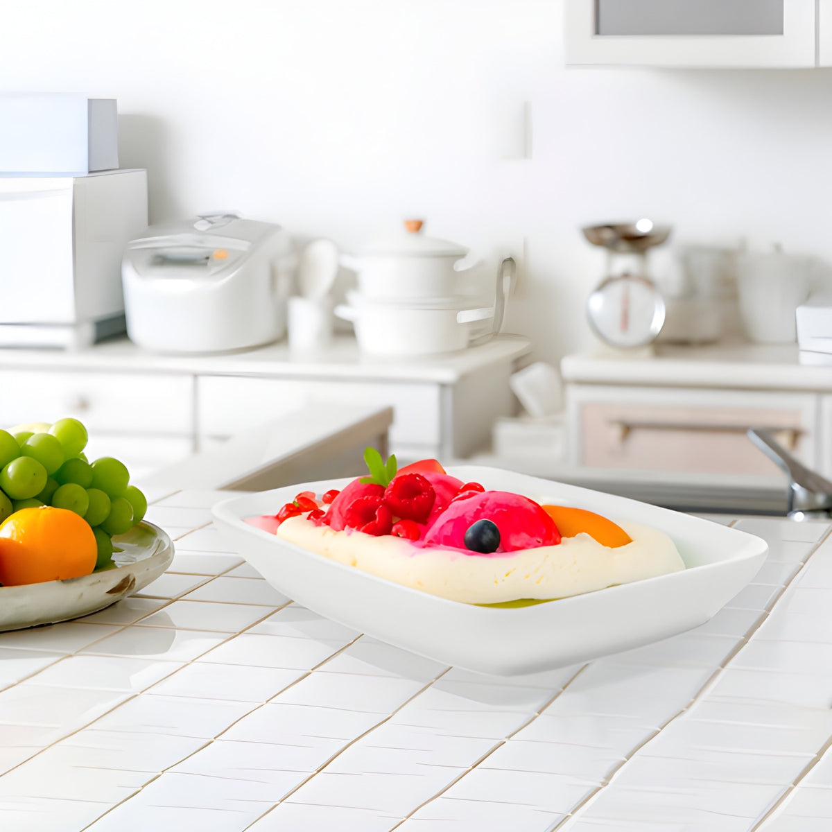 Set De 4 Plato Rectangular Kutahya 14 Cm. Prestige / Resital