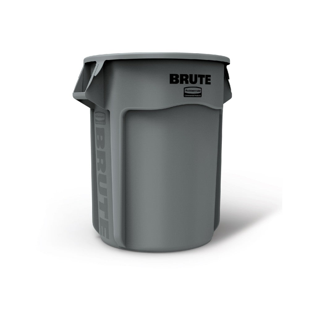 Basurero Brute Gris 208 Litros Con Tapa.