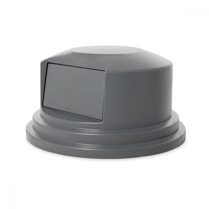 Basurero Brute Gris 208 Litros Con Tapa.