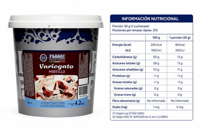Balde Salsa/Variegato Arandanos 4.3 Kg