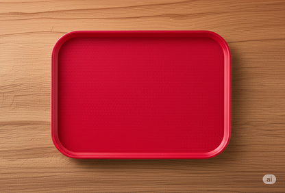 Bandeja De Servicio Roja