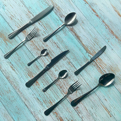 Pack De 12 Cuchara Mesa Linea Baguette 25 Mm.
