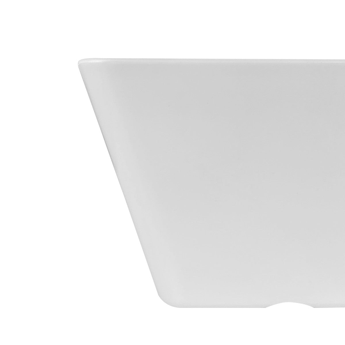 Set Pocillo Cónico Cuadrado Blanco 11 Cm