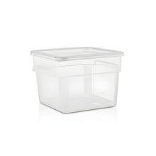 Recipiente Cuadrado Polipropileno 11.4 Litros Con Tapa Transparente