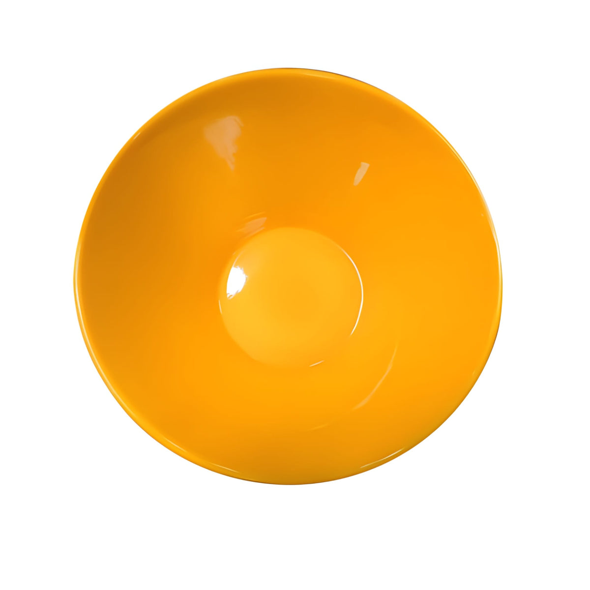 Set De 6 Bowls Redondo Melamina 20 Cm. Amarillo
