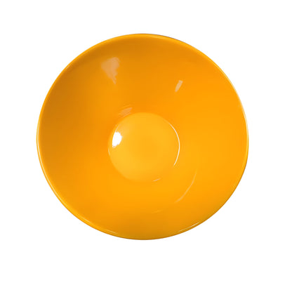 Set De 6 Bowls Redondo Melamina 20 Cm. Amarillo