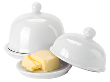 Set De 2 Pocillo Mantequilla C/tapa 2 Oz.