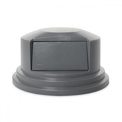 Basurero Brute Gris 208 Litros Con Tapa.
