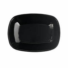Set De 6 Pocillo Melamina Rectangular Negro 17 X 12 X 4 Cm Linea Clasica