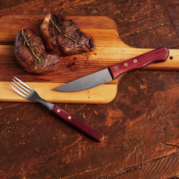Set 6 Tenedores + 6 Cuchillos Carne Sollewood