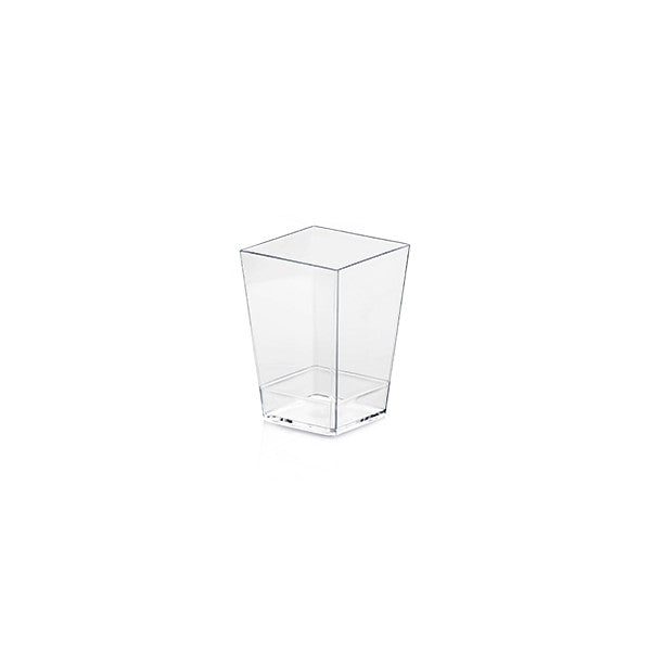 SET DE 50 MINI RECIPIENTES CUADRADOS POSTRE PS POLIESTIRENO
