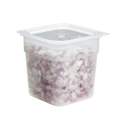 Tapa Transparente Recipientes Polipropileno 0.5 Y 1 Litros