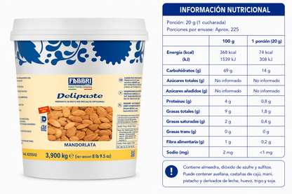 Balde Pasta Concetrada Almendra 4.5Kg