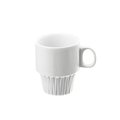 Set De 6 Taza Cafe Apilable 100 Ml