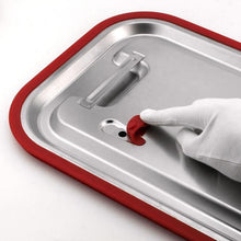 Tapa Contenedor Gastronómico Acero Inoxidable GN 1/1 Silicona Linea Premium