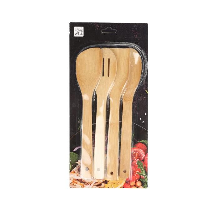 Cuchara Bambú 4Pcs 30 Cm
