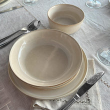 Set 6 Bowl Redondo Ceramica 21.8X5 Cm Beige Linea Oslo