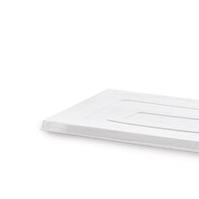 Tapa Plana Ancha PET Caja de 200 unidades Transparente