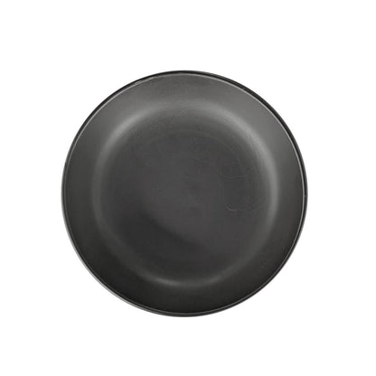 Set De 4 Bowl Ceramica Rustica 18 Cm Negro Linea Oslo