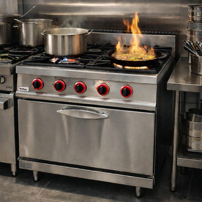 Cocina 4 Platos Gas Con Horno Linea 700 Volter