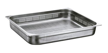 Contenedor Gastronómico Acero Inoxidable Perforado GN 2/1 x 6.5 Cm Linea Premium
