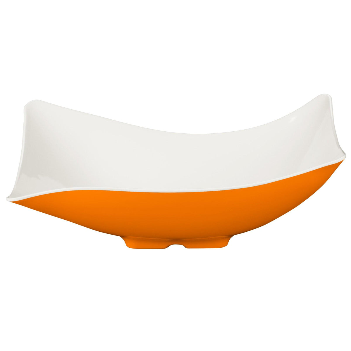 Bowl Ondeado Naranjo Med. 27x41 Cm