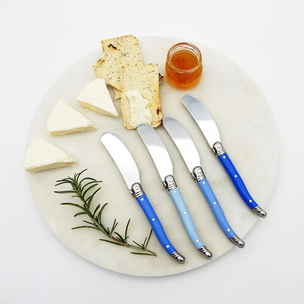 Set De 4 Cuchillos Aperitivo Montpellier Azul
