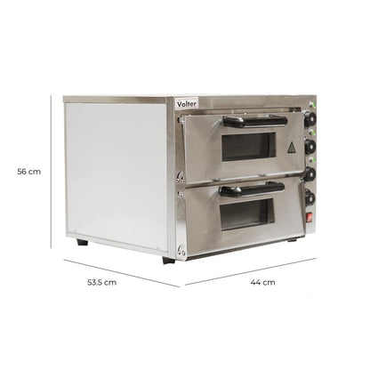 Horno De Pizzas 2 Cámaras 3Kw Modelo EB-2M Volter