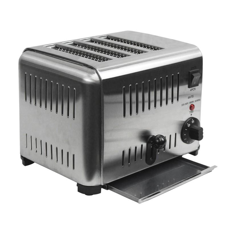 Tostador De Pan 4 Rebanadas Acero Inoxidable Volter