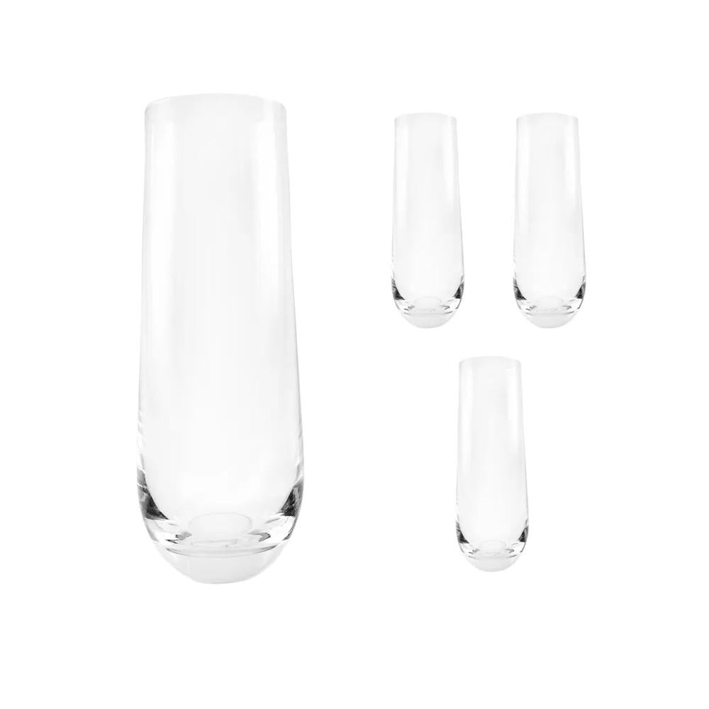 Set Vasos De Champaña 295 Ml 4 Unidades