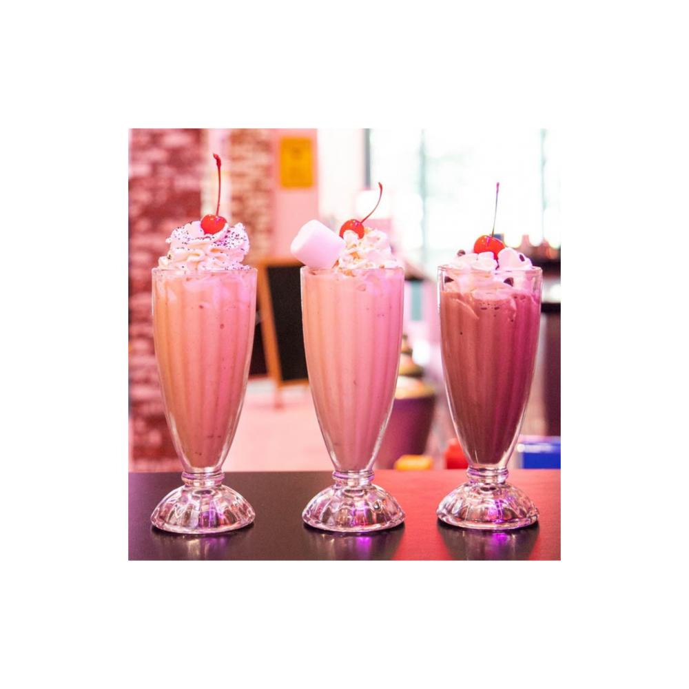 Set 6 Copas Milk Shake 300 Ml Bahia