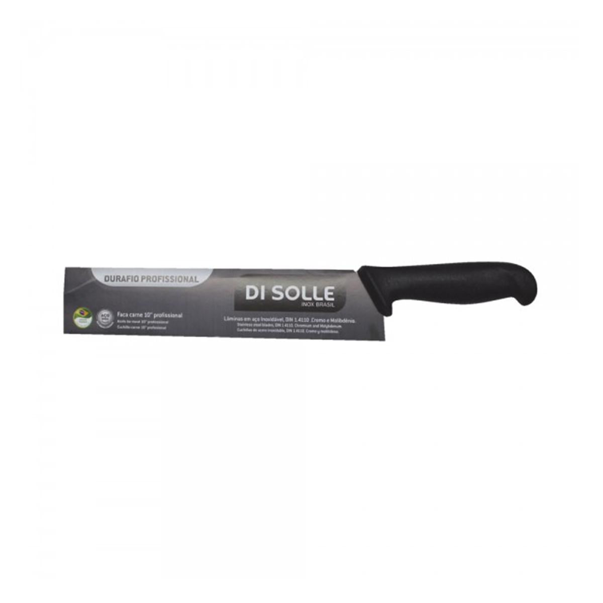 Cuchillo Medio Golpe 20 Cms Negro Línea Durafio
