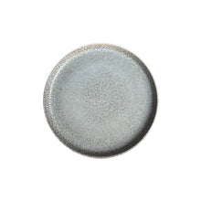 Set 6 Platos Redondo Ceramica 22 Cm Gris Linea Oslo