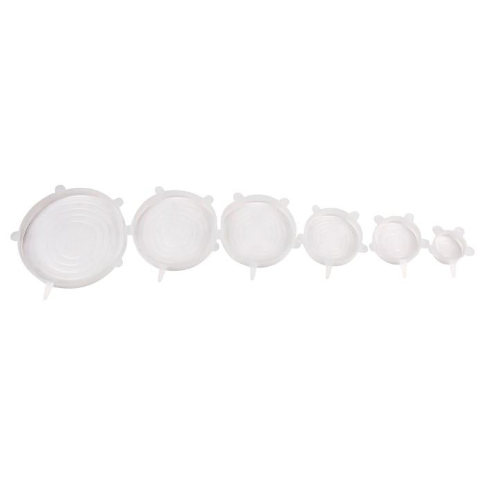 Tapas De Silicona Reutilizable Ajustable Flexible