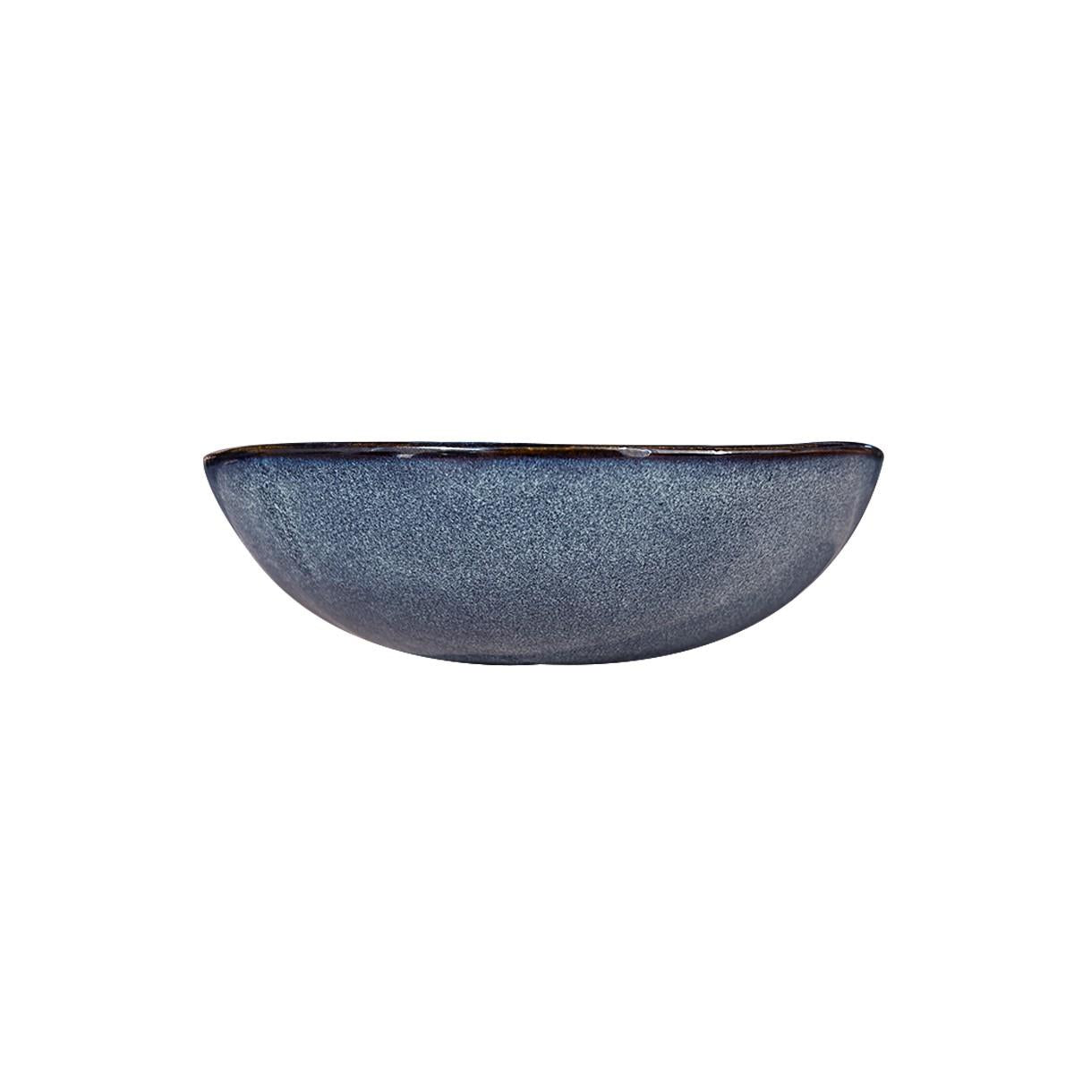 Set 6 Bowl Redondo Ceramica Azul 18X5 Cm Linea Efes