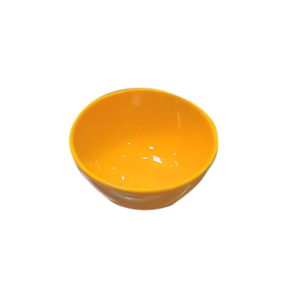 Set De 6 Bowl Melamina Amarillo 10 Cm.