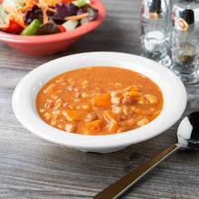 Plato Hondo Sopa Melamina Blanca 18x4 Cm
