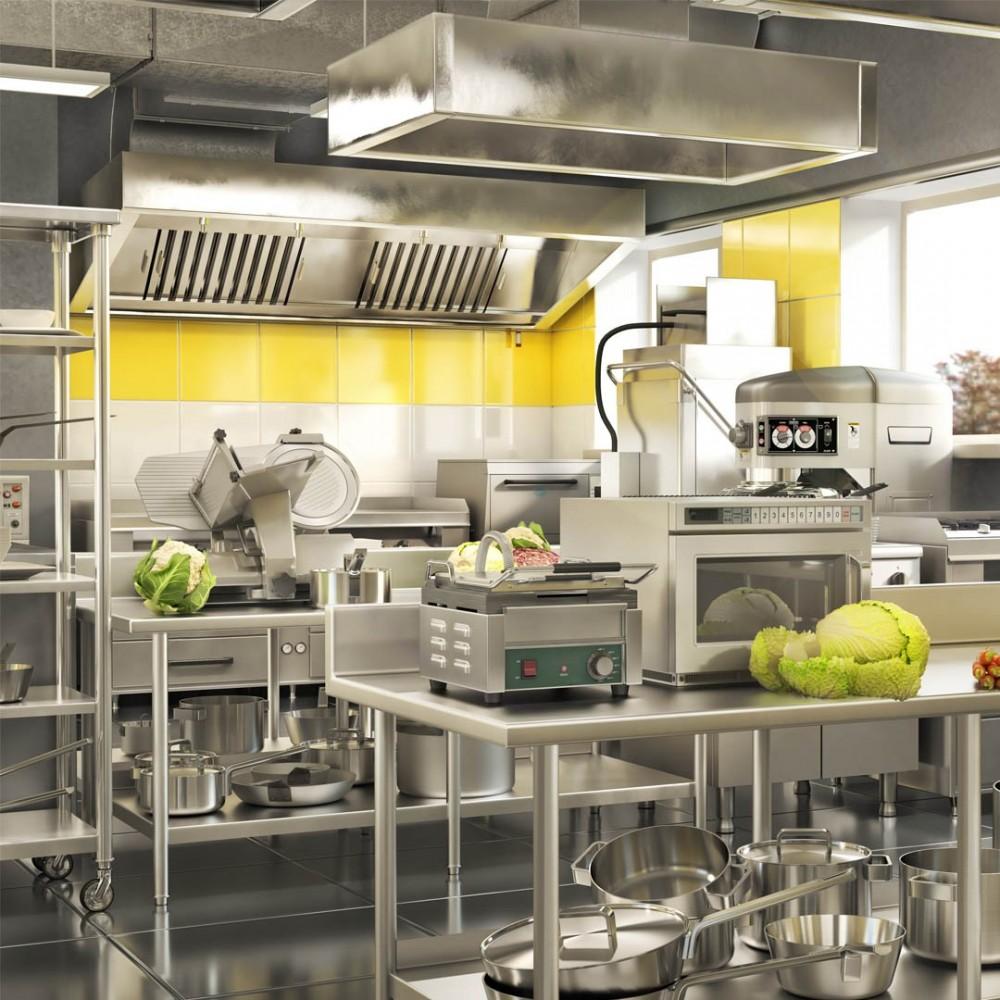 Mesón De Trabajo Central Acero Inoxidable 120X60X85 Cm