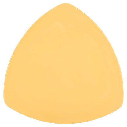 Plato Triangular Melamina Amarillo 30 Cm