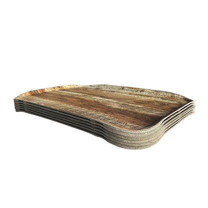 Bandeja De Servicio 36 X 46 Cm Madera Roble Efes