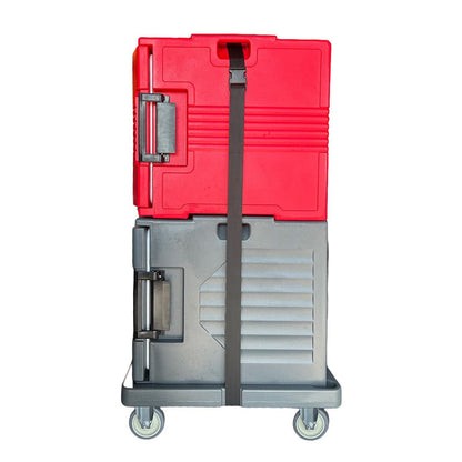 Pack Doble Contenedor Isotérmico UPC4 Calefaccionado y Convencional con Carro de Transporte JDP