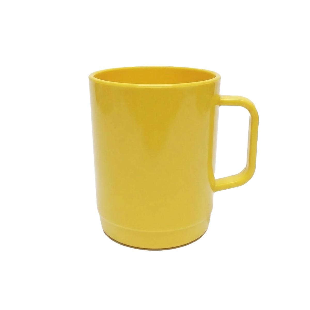 Set de 4 Mug Policarbonato Amarillo 300 Ml