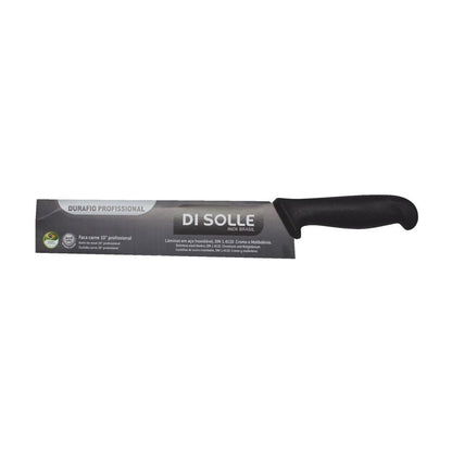 Cuchillo Medio Golpe 25 Cm Mango Negro Línea Durafio