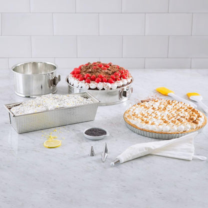 Manga Repostera + 5 Boquillas Inoxidable Pastry
