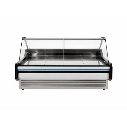 Vitrina Roticera Carnicera Con Apertura Frontal 2 Mts Modelo Deli Norkalt