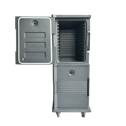 Contenedor Isotérmico Doble Gris Con Ruedas UPC800 JDP
