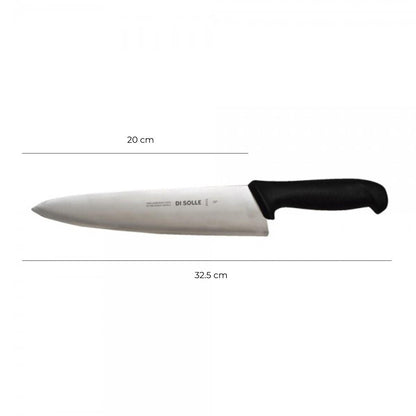 Cuchillo Medio Golpe 20 Cms Negro Línea Durafio